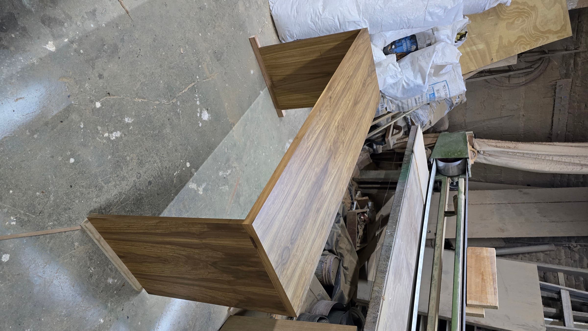 Taller de Woodbury — mueble a medida en fabricación